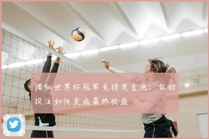 揭秘世界杯冠军竞猜奖金池:你的投注如何变成最终收益