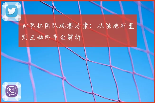 世界杯团队观赛方案:从场地布置到互动环节全解析